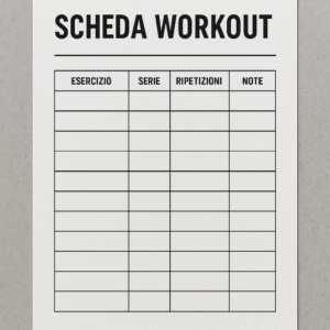 Scheda Workout